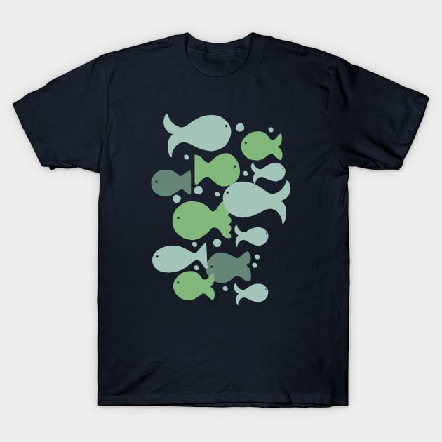 Fun fishes T-Shirt by Rebelform